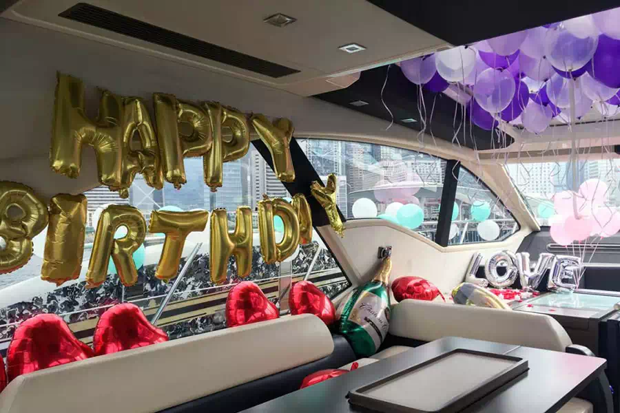 yacht birthday parties